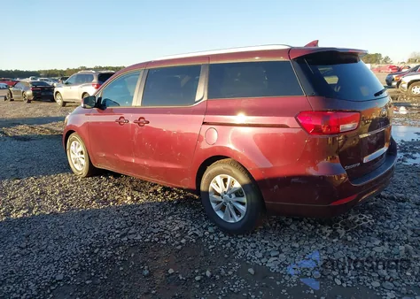 2018 Kia Sedona Lx из США, поврежденный, VIN KNDMB5C13J6351559